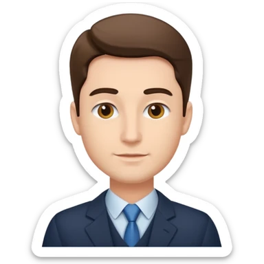 customized investment plan with man sticker