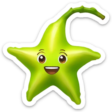 star fruit sticker