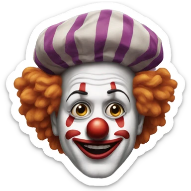 art the clown sticker