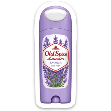 Old Spice lavender-scented deodorant  sticker
