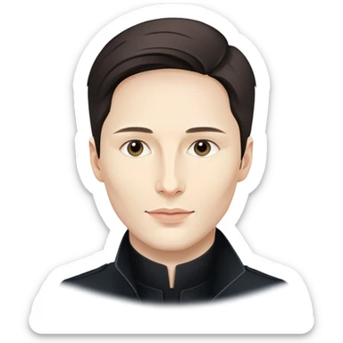 generate realistic detailed pavel durov form Telegram sticker