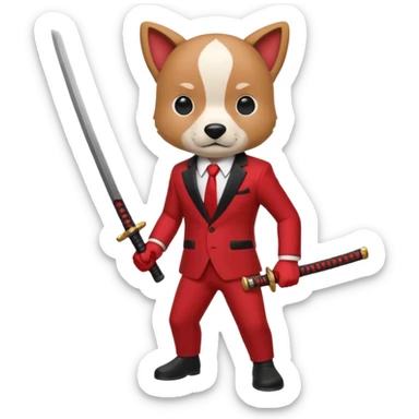 dogpool from Deadpool & Wolverine movie sticker