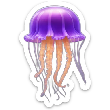 Jellyfish sticker