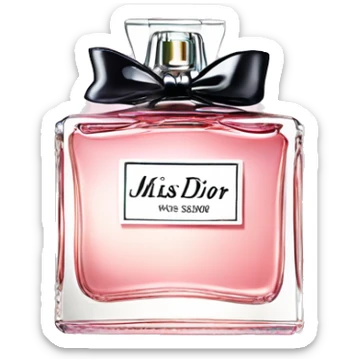 Miss dior perfume  sticker