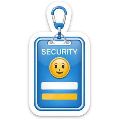 Security Badge sticker