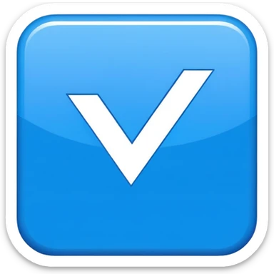 can u make roblox blue square checkmark sticker