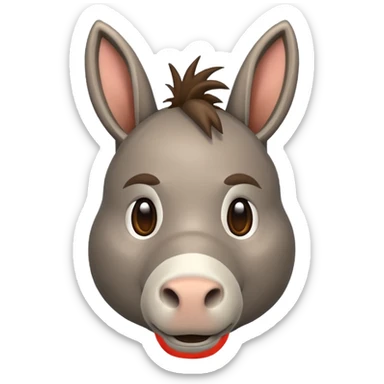 donkey emoji sticker