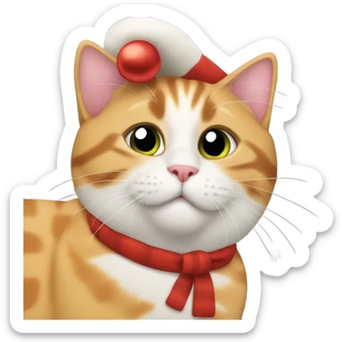 Christmas cats  sticker