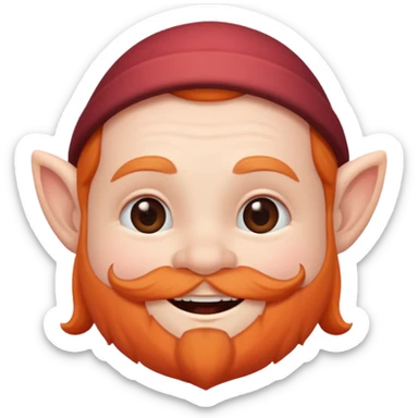Cute dwarf sticker