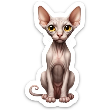 Sphynx cat sticker