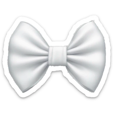 white bow sticker