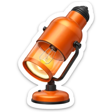 Heat lamp sticker