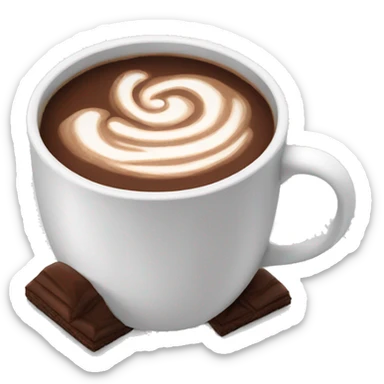 hot chocolate  sticker