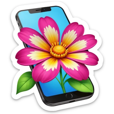 cambio de pantalla de un celular sticker