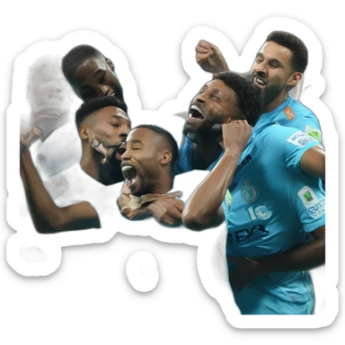 Olympique de Marseille win champions league sticker