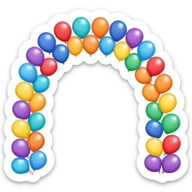 balloon arch sticker