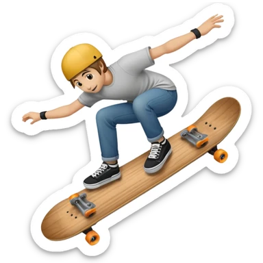 Kickflip skateboard  sticker