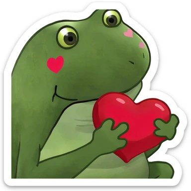 Three hearts waiting  sticker