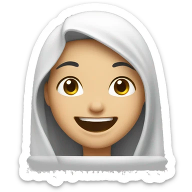 saudi arabian Laughing girl sticker