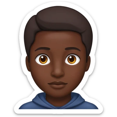 Profile picture, dark colors sticker