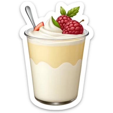 Yogurt greco e frutta secca
 sticker