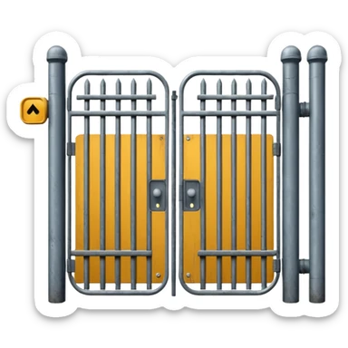automatic metal gate doorhan sticker