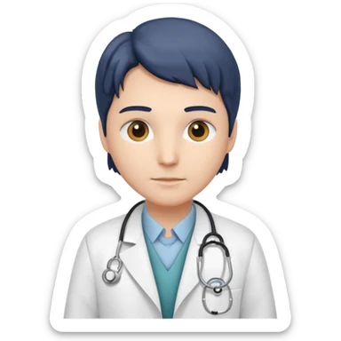 heron doctor sticker