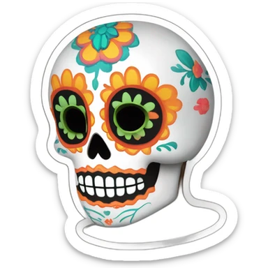 dia de los muertos sticker skool sticker
