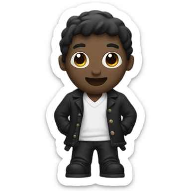 homme noir avec chaîne autour du pied qui cherche du cotton sticker