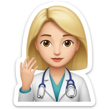 doctor woman a higm size sticker