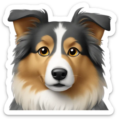 shetland shepherd sticker