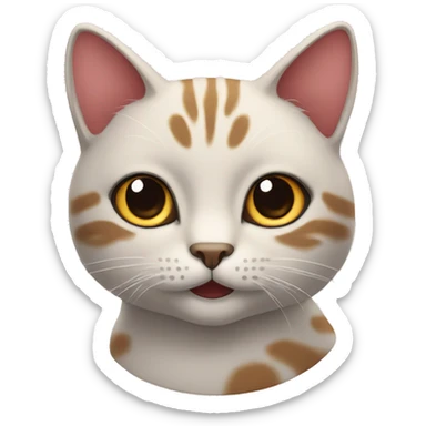 Cat oriental sticker