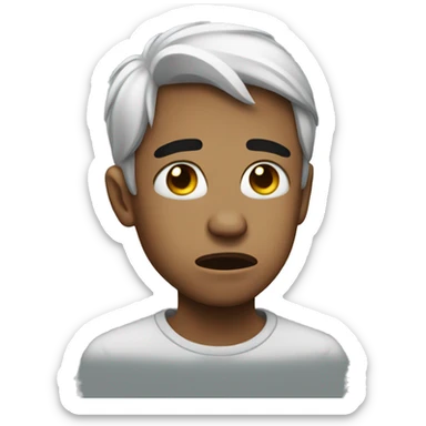 crying emoji but the tears are money sticker