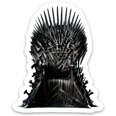 Iron Throne sticker