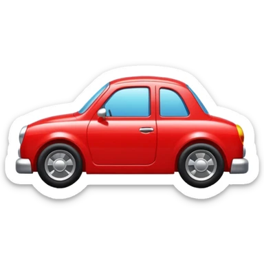 red toy car sticker