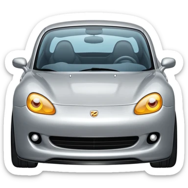 2d Car facing left facing left sticker