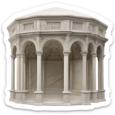 battistero di parma sticker