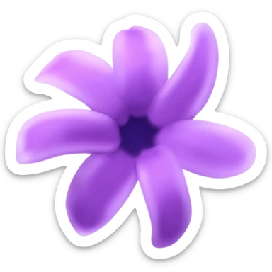 Hyacinth sticker