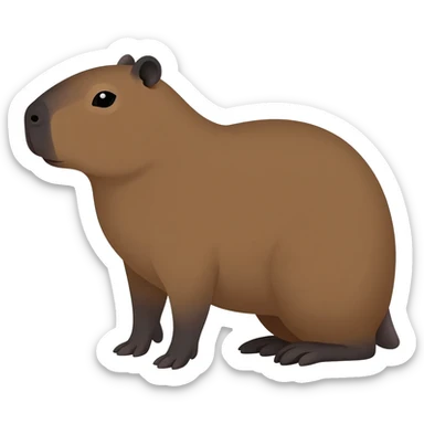 Capybara sticker