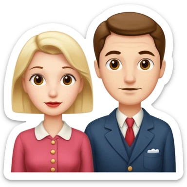 40대 주부,20~30대 1인가구 남여 sticker