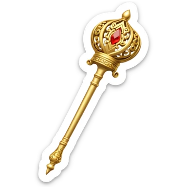 buddhist scepter sticker