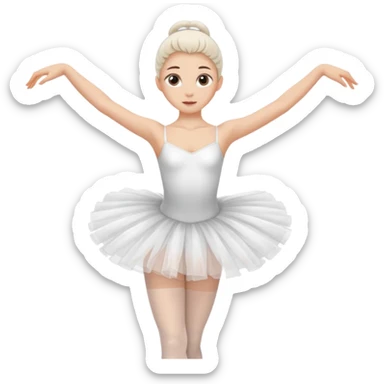 ballet dancer sticker