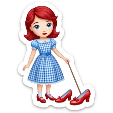 Dorothy from The Wizard of Oz sticker