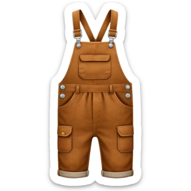 Corduroy overalls sticker