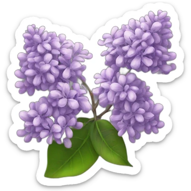 lilac sticker