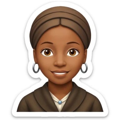 harriet tubman as a kid sticker