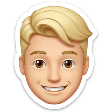 A sassy gay man sticker