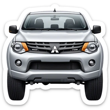 Mitsubishi Triton - Mitsubishi (Model Year: 2023) (Iconic colour: Silver) sticker