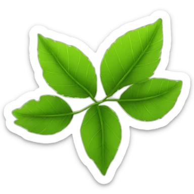 Leaves sticker