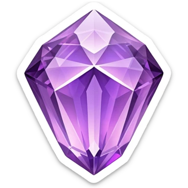 Epic divine legendary celestial iridescent amethyst sticker